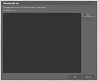 Screenshot Manage Add-ins dialog box.