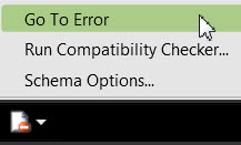 Screenshot Compatibility Errors Dectected.
