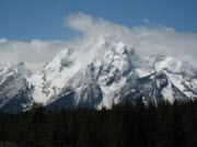 Photograph of the Grand Tetons.
