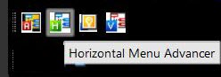 Screenshot cssmenutools toolbar.