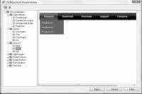 Screenshot Horizontal Menu Advancer Preset Preview.