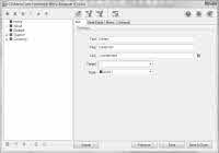 Screenshot Horizontal Menu Advancer Items menu tab.