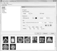 Screenshot lightbox style editor.