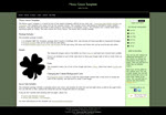 Screenshot Mossy Green Site Template.