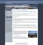 Screenshot Ocean Two Column SIte Template.